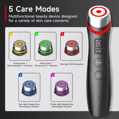 Bareliss AgeErase Pro: 6-in-1 Skincare Wand, Red Light Therapy, EMS, Rejuvenation & Massage